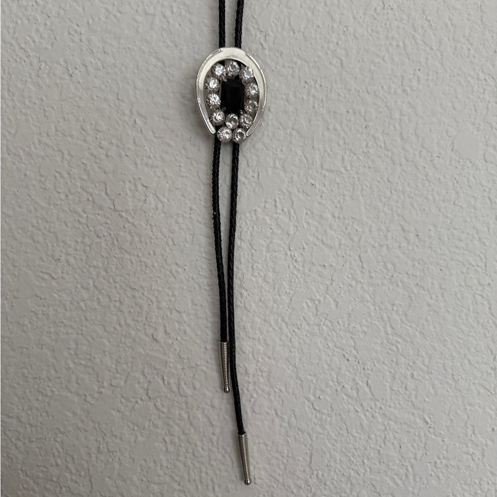 Rhinestone Bolo Tie